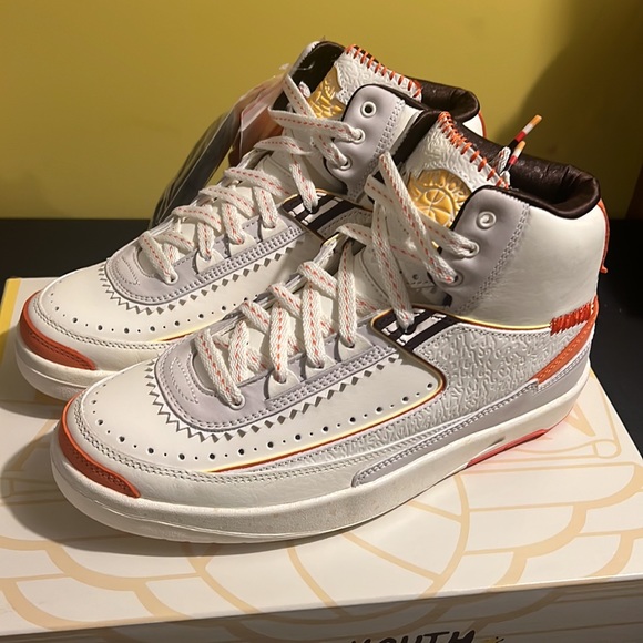 BRAND NEW SPECIAL EDITION MAISON CHATEAU ROUGE RETRO JORDAN 2 NWT - Picture 4 of 17